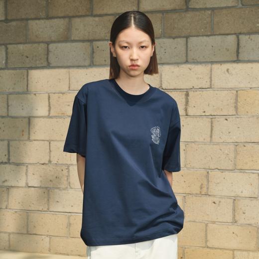 WassupHouse美人鱼印花短袖T恤 商品图0