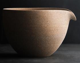 粗陶公道杯芥末黄