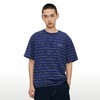 WassupHouse条纹基础刺绣短袖T恤 商品缩略图2