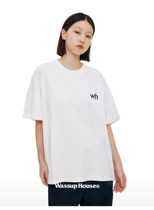 WassupHouse字母组合小logo印花短袖T恤 商品图2