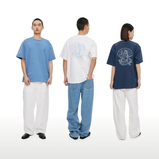 WassupHouse美人鱼印花短袖T恤 商品图10