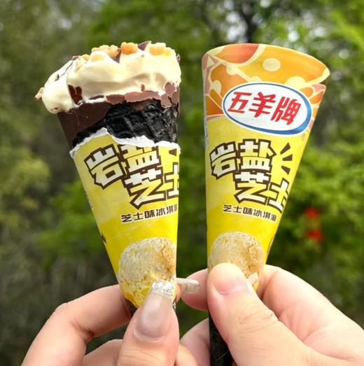 五羊岩盐芝士 脆筒68g 商品图0