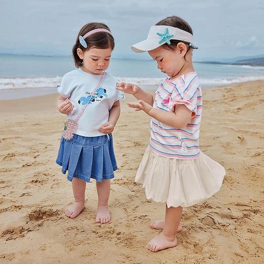 【99元任选3件】【商场同款】迷你巴拉女宝宝背心速干纯棉不闷汗婴儿萌趣打底 商品图2