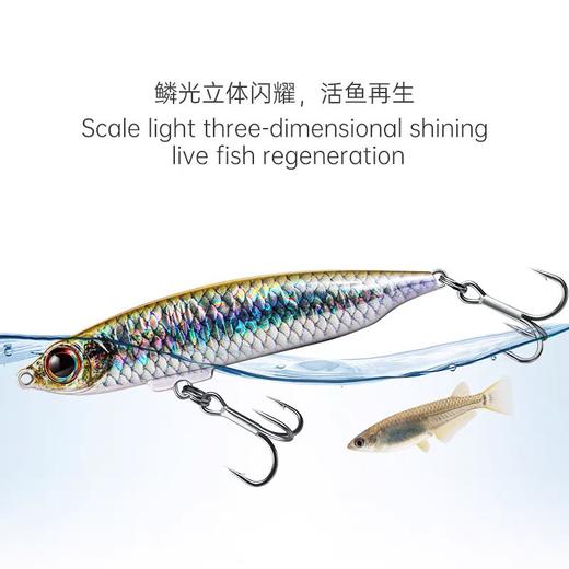 大河奔流东风铅笔E75 85超远投磁爆颤沉翘嘴鲈鱼鳜鱼鱤鱼路亚假饵 商品图4