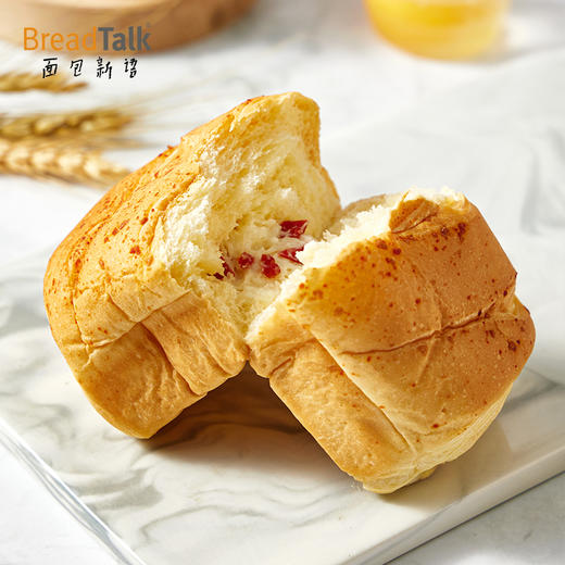 泰甄选 新加坡面包新语 葱香肉脯卷面包早餐代餐夹心面包80g/包 营养学生充饥零食 商品图3