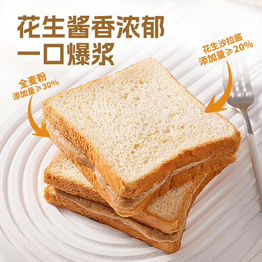 泰甄选 新加坡 面包新语花生酱夹心吐司全麦面包 90g/包学生早餐代餐速食零食小吃 商品图1