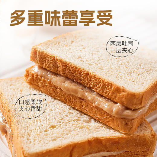 泰甄选 新加坡 面包新语花生酱夹心吐司全麦面包 90g/包学生早餐代餐速食零食小吃 商品图4