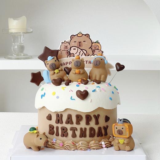 【卡皮巴拉】儿童蛋糕-（定制款式需提前3-4天预订） 商品图0