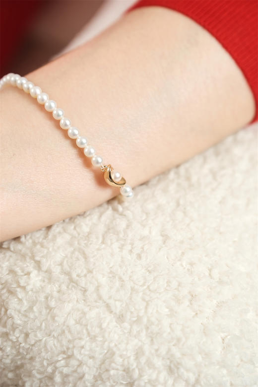 pearl moments珍刻  日富一日（珍珠元宝） 小元宝4号baby珍珠手链 商品图8