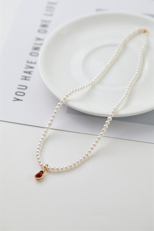 pearl moments珍刻  4号baby珍珠项链 ​（日富一日）小元宝挂坠 商品图3
