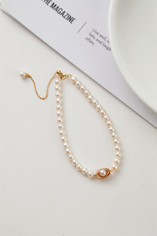 pearl moments珍刻  日富一日（珍珠元宝） 小元宝4号baby珍珠手链 商品图1