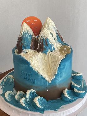落日归山海