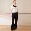 【百搭垂坠感休闲裤】EITIE爱特爱直筒显瘦女阔腿裤夏季新款B2505614 商品缩略图2