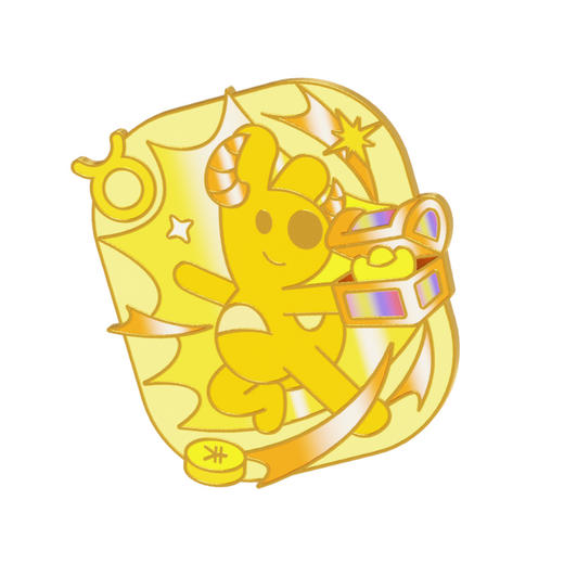 团团星座系列金属徽章 商品图3