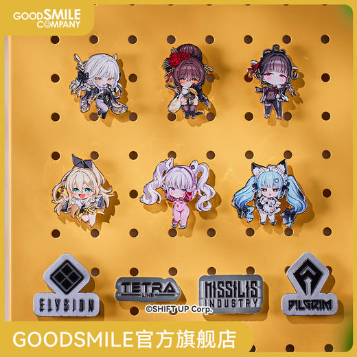 【GSC补款】胜利女神：NIKKE Q版 金属徽章 商品图0