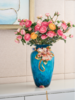 绽放欧式珐琅彩花瓶摆件客厅插干花创意陶瓷工艺品罗比罗丹绽放花瓶【无货退款】 商品缩略图0