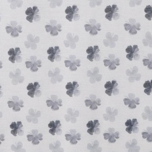 T3171夏季高级感新款韩系满印四叶草短袖T恤情侣宽松潮流休闲圆领上衣 商品图3