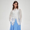 C+IMPRESS/西嘉醋酸真丝透视轻薄白衬衫女夏季新款高级感长袖上衣 商品缩略图2
