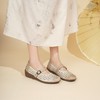 西村名物2025年夏季新款舒适低跟新中式风优雅玛丽珍单鞋洞洞鞋T25AH16251 商品缩略图1