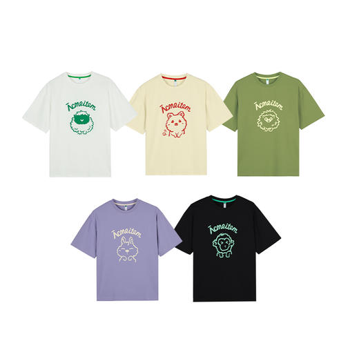 【代发】印花速干短袖T恤 ACMEITEM爱棵米户外亲子吸湿宽松防晒短袖上衣男女儿童 商品图4