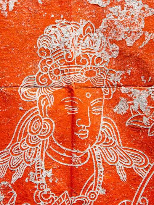 唐代持莲观音造像刻石原拓 商品图2