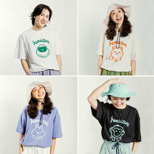 【代发】印花速干短袖T恤 ACMEITEM爱棵米户外亲子吸湿宽松防晒短袖上衣男女儿童 商品图1