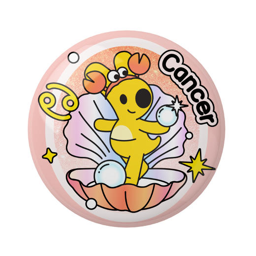 团团星座系列吧唧徽章 商品图2