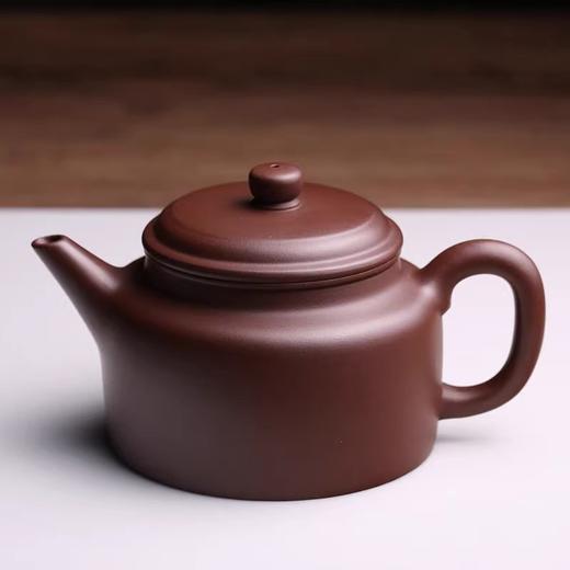 宜兴原矿紫砂壶剑流德钟茶壶名家石瓢壶单壶功夫茶具茶器剑流德钟壶（190CC）半手工壶不带系绳 商品图0