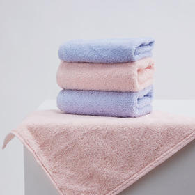 【多样屋专柜】多样屋馨雅全棉毛巾方巾粉色