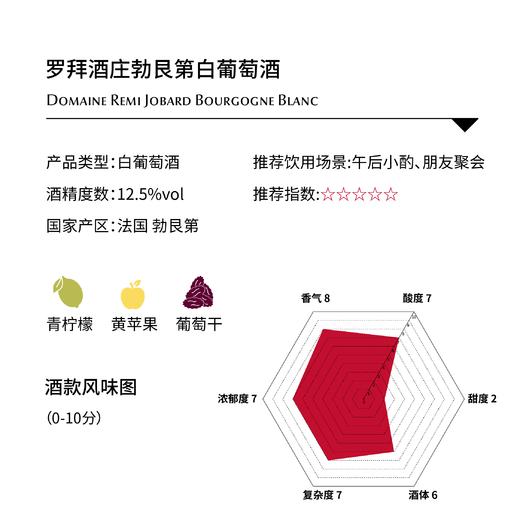 罗拜酒庄勃艮第白葡萄酒 Domaine Rémi Jobard  Bourgogne Blanc 商品图1
