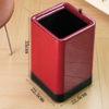 【专柜多样屋】多样屋轻奢垃圾桶收纳桶清洁圆形-红色 商品缩略图10