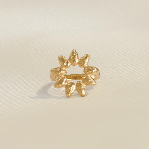 在途4周到｜Agapee-Hélia-向日葵 戒指［法国设计师］ 商品图1