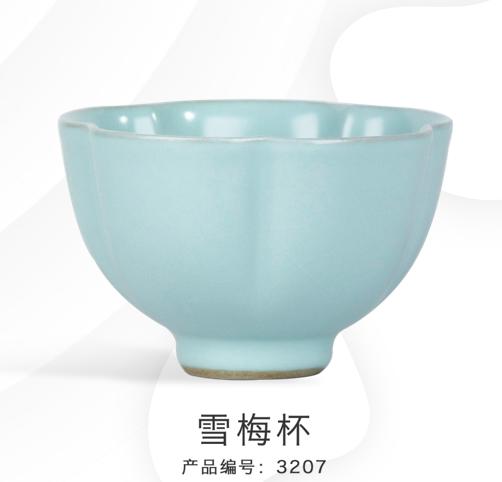 元本道儒器冬青汝窑茶杯开片可养主人杯单杯功夫茶杯 商品图1