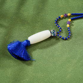 「一口价」新疆国玉盟世玉【雅琢乐享】和田玉羊脂玉挂件玉勒子【带证书·顺丰物流】