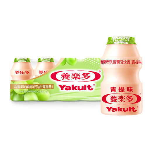 青提味 养乐多活性乳酸菌饮品100m*5支 商品图1