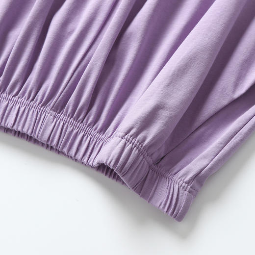 芬腾睡衣女款夏纯棉薄款短袖长裤套头全棉可爱外穿空调家居服套装 商品图4