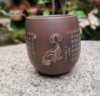 一物堂坭兴陶线雕主人杯品茗杯功夫茶杯石头纹杯不倒翁心经杯和美杯 商品缩略图1