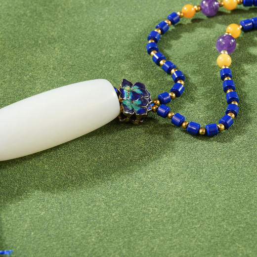 「一口价」新疆国玉盟世玉【雅琢乐享】和田玉羊脂玉挂件玉勒子【带证书·顺丰物流】 商品图3