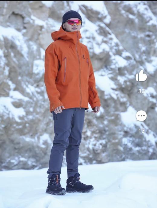 MONT-X 系列KLS运动户外全天候硬壳专业防水防风透气登山冲锋衣外套 男女同款 商品图8