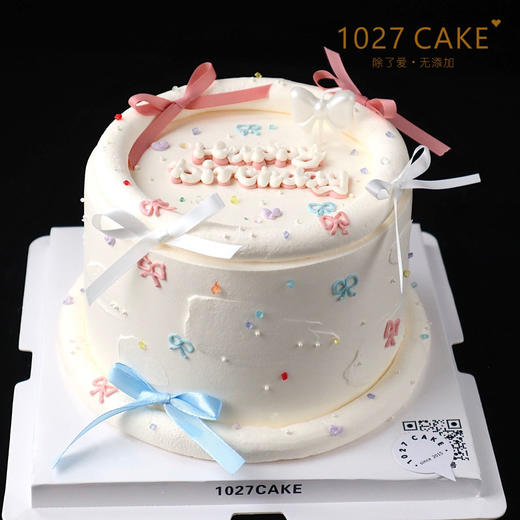 1027CAKE |  少女心  丝带蛋糕 商品图0