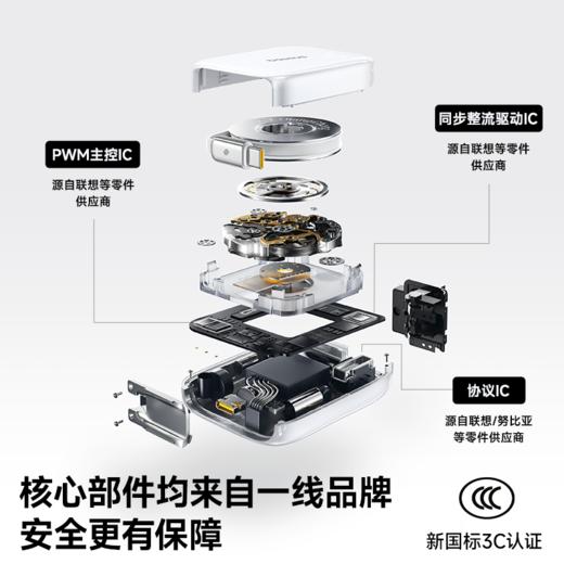 【国家3C认证】倍思灵动充 EnerCore CJ11 伸缩线快充充电器 2C 45W/67W 商品图4