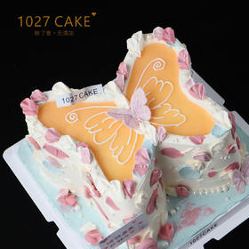 1027CAKE | 蝴蝶造型蛋糕 破茧成蝶 蝴蝶蛋糕 （提前预定哦）