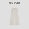 ROMI STUDIO“简约有型”极简春夏轻薄棉质倒褶阔腿裤 RW24LXT1251 商品缩略图1