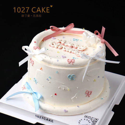 1027CAKE |  少女心  丝带蛋糕 商品图1