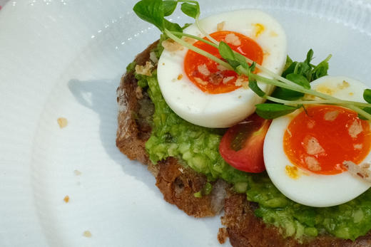 牛油果溏心蛋三明治 Avocado Soft Egg Sandwich 商品图1