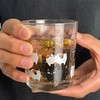 【清仓特惠4折】日本进口和蓝玻璃杯可爱猫咪三兄弟印花水杯家用透明牛奶杯子【不支持补差，非质量问题不退不换】S 商品缩略图2