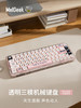 MelGeek Mojo68 水晶 主题轴 透明粉色 机械键盘蓝牙无线男女生办公礼物 商品缩略图1