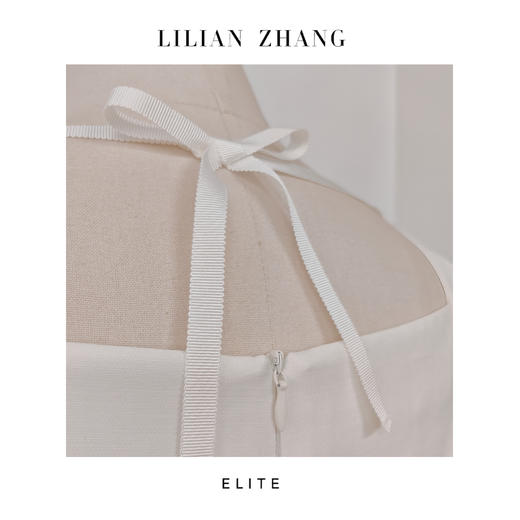 E“定制”——静奢风 ——南法度假、风尚之选珍珠白A 摆连衣裙 2501024 商品图2