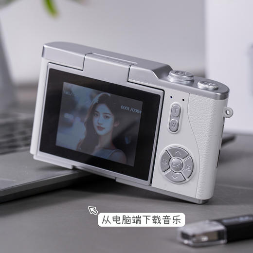 超值热卖中！CCD翻转大屏幕相机 下单赠读卡器 Type-C转接头 4800W像素 手机可读取照片 可自拍 儿童学生数码相机 可拍照打印相机 商品图10