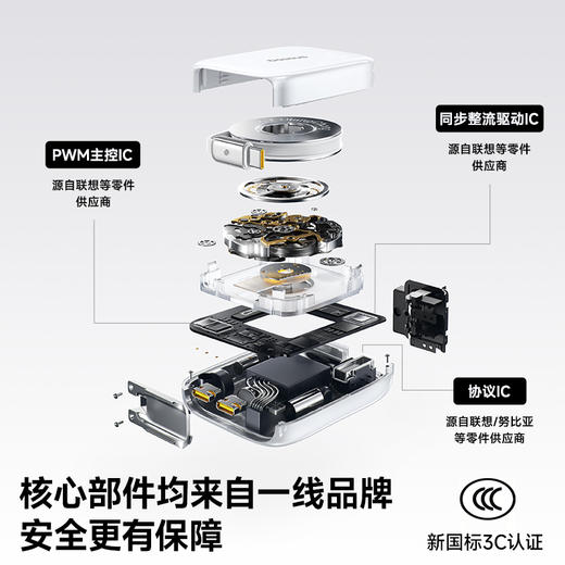 倍思灵动充 EnerCore CJ11 伸缩线快充充电器 3C 67W 商品图5
